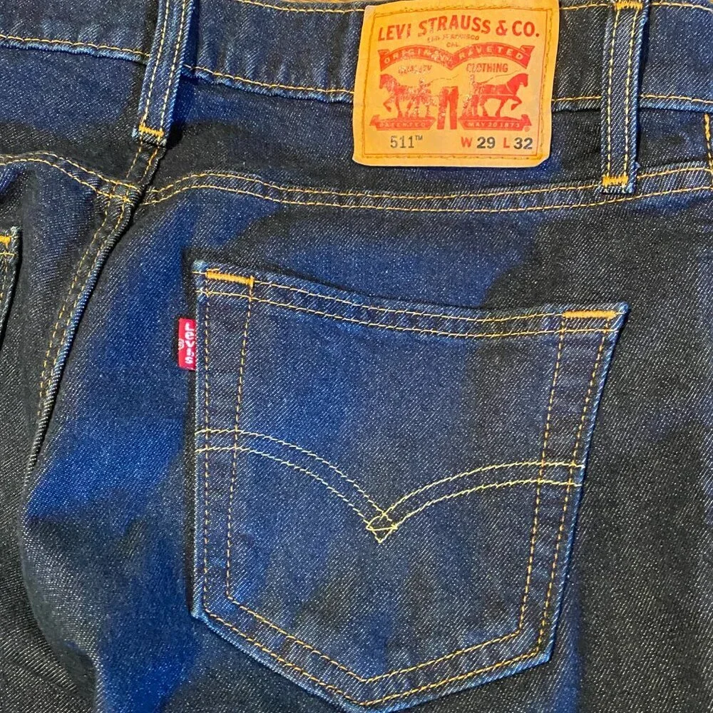 Levi's 511‎ Straight Leg Blue Jeans 29x32